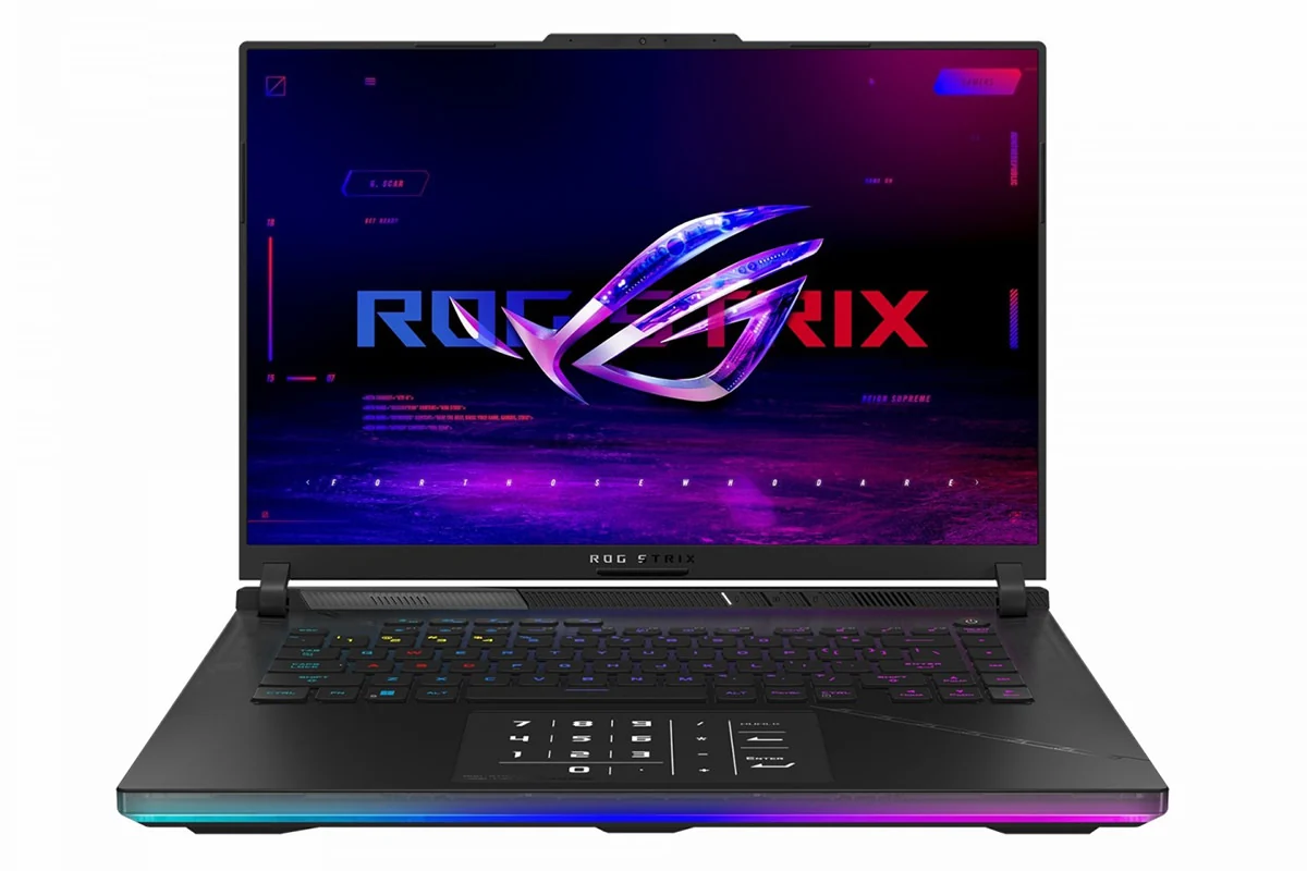 لپ تاپ 16 اینچی گیمینگ ایسوس مدل ROG Strix Scar 16 G634JY i9 13980HX 32GB 1TB SSD 16GB RTX4090 WQXGA 240Hz