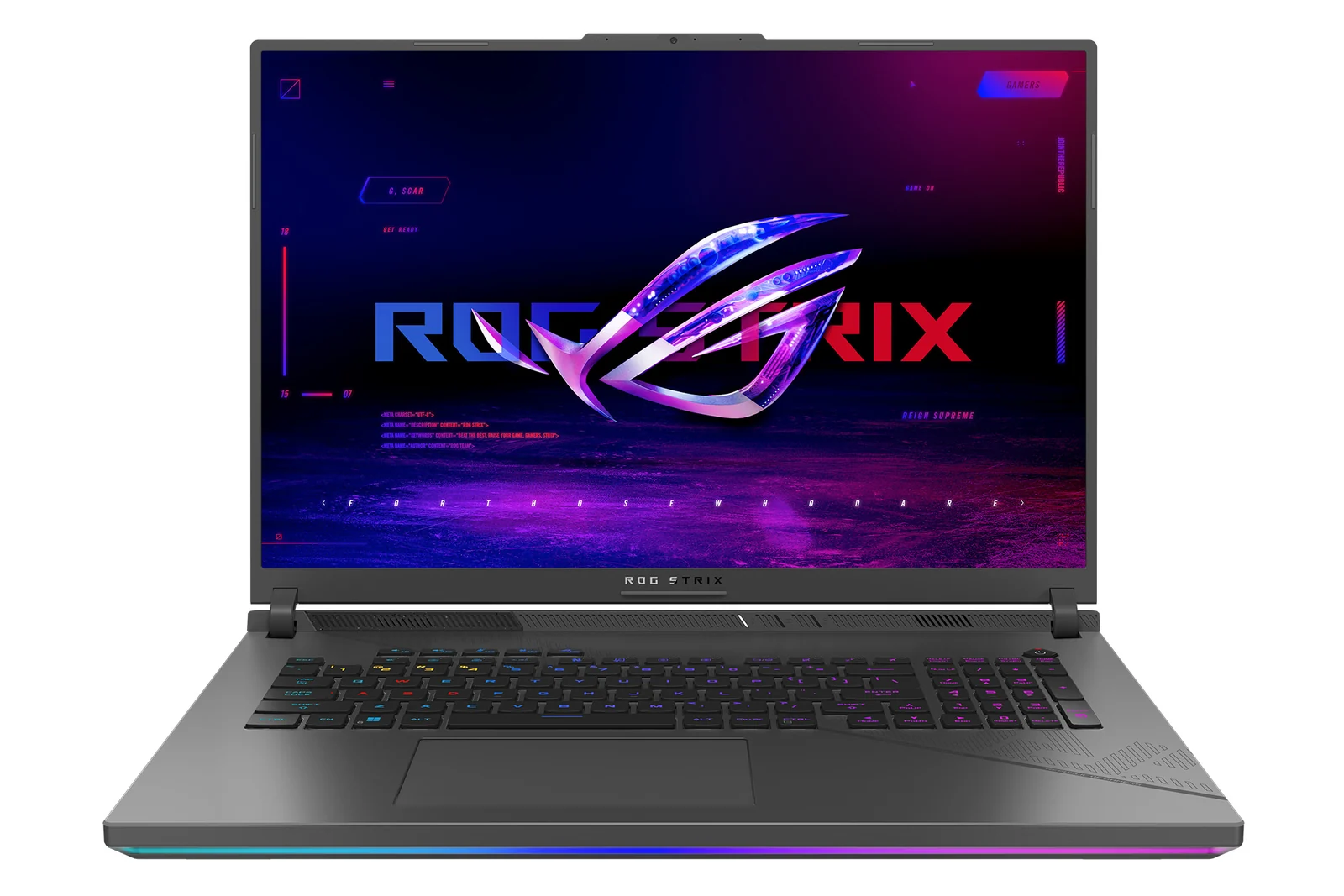 لپ تاپ 18 اینچی گیمینگ ایسوس مدل ROG Strix G18 G814JZR i9 14900HX 64G 4TB SSD 12G RTX4080