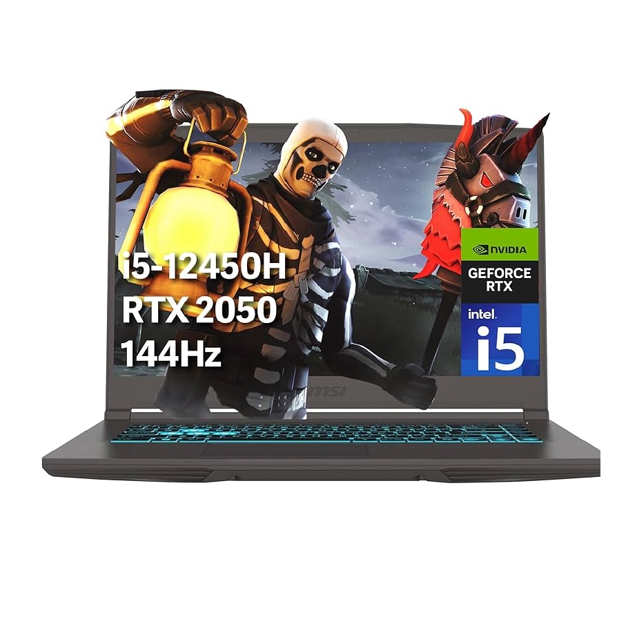 لپ تاپ 15.6 اینچی گیمینگ ام اس آی مدل B12UCX i5(12450H) 32GB 1TB SSD RTX2050 4GB + کیف اورجینال