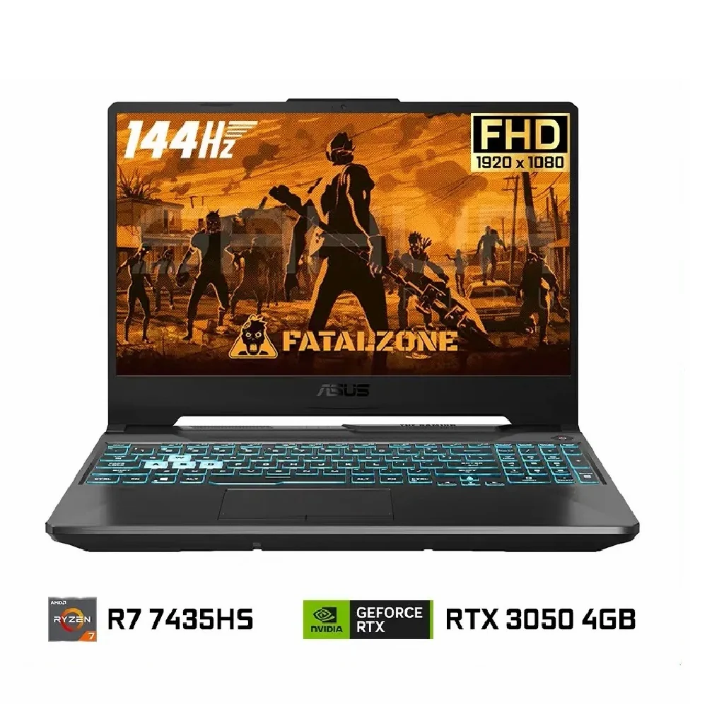 لپ تاپ 15.6 اینچی گیمینگ ایسوس مدل TUF A15 FA506NCR Ryzen 7 (7435HS) 48GB 1TB SSD RTX3050 4GB