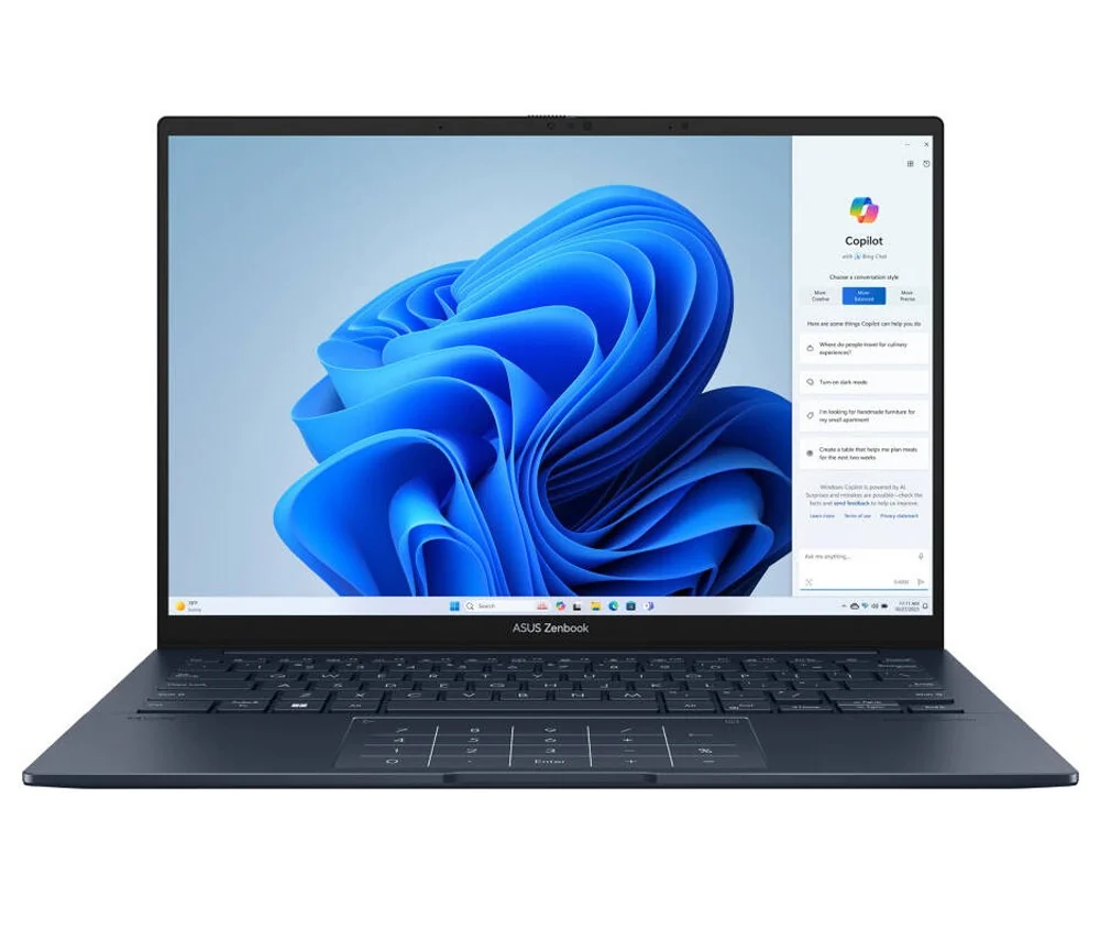 لپ تاپ 14 اینچی لمسی ایسوس مدل UX3405CA Ultra 9 285H 32GB 1TB SSD Intel Arc WUXGA OLED Touch Laptop + win11
