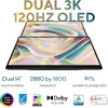 لپ تاپ 14 اینچی لمسی ایسوس مدل Zenbook Duo UX8406CA Ultra 9 285H 32GB 2TB SSD Intel ARC WUXGA OLED Touch Laptop