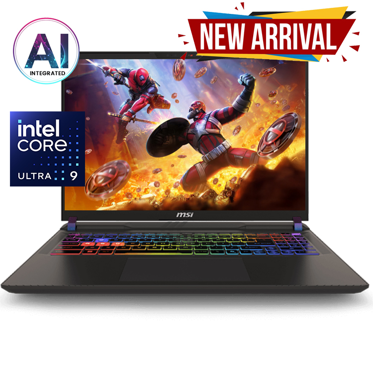 لپ تاپ 16 اینچی گیمینگ ام اس آی مدل Vector 16 HX AI A2XWIG Ultra 9 275HX 32GB 2TB SSD 16GB RTX5080