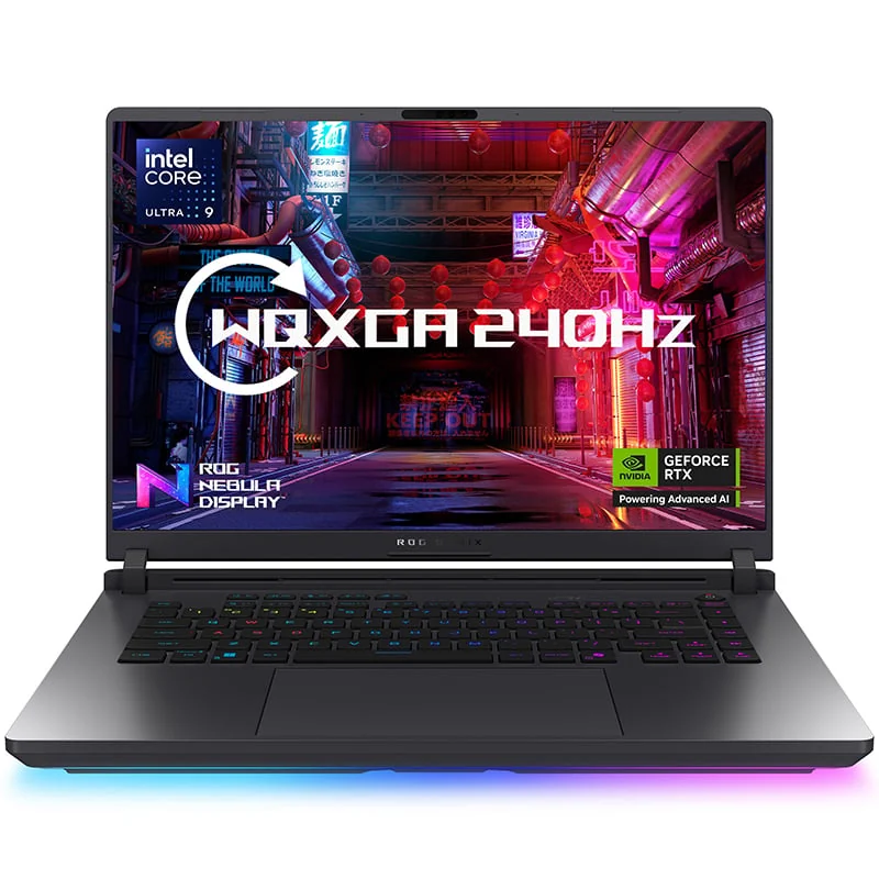 لپ تاپ 16 اینچی گیمینگ ایسوس مدل ASUS ROG Strix G16 G615LR U9 275HX 64GB 2TB 12GB 5070TI W