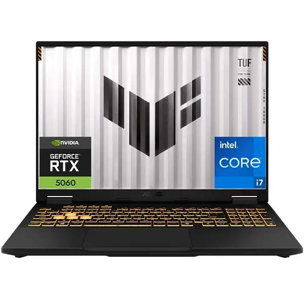 لپ تاپ گیمینگ ایسوس 16 اینچی مدل TUF Gaming F16 FX608JMR i7 14650HX 64GB 2TB RTX5060 LAPTOP