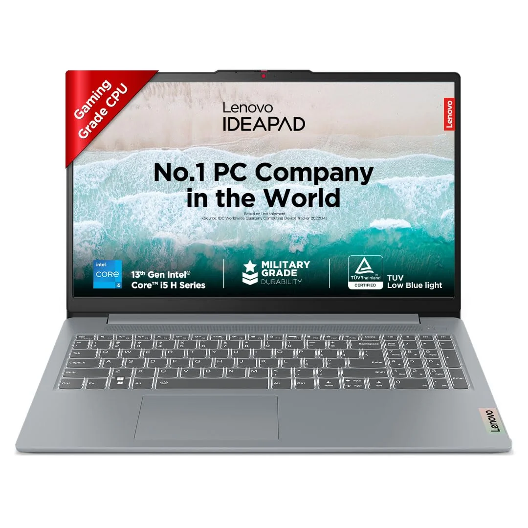 لپتاپ 15.3 اینچ لنوو NEW مدل Lenovo IdeaPad Slim 3 15.3 inch i5 13420H 24GB DDR5 1TB SSD SHARED IPS GREY