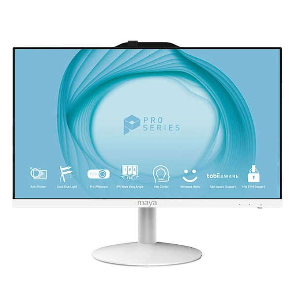 کامپیوتر All in One مایا 23.8 اینچی مدل Maya All In One MA24D12M i5 12400U 16GB 1TB SSD intel 23.8 inch