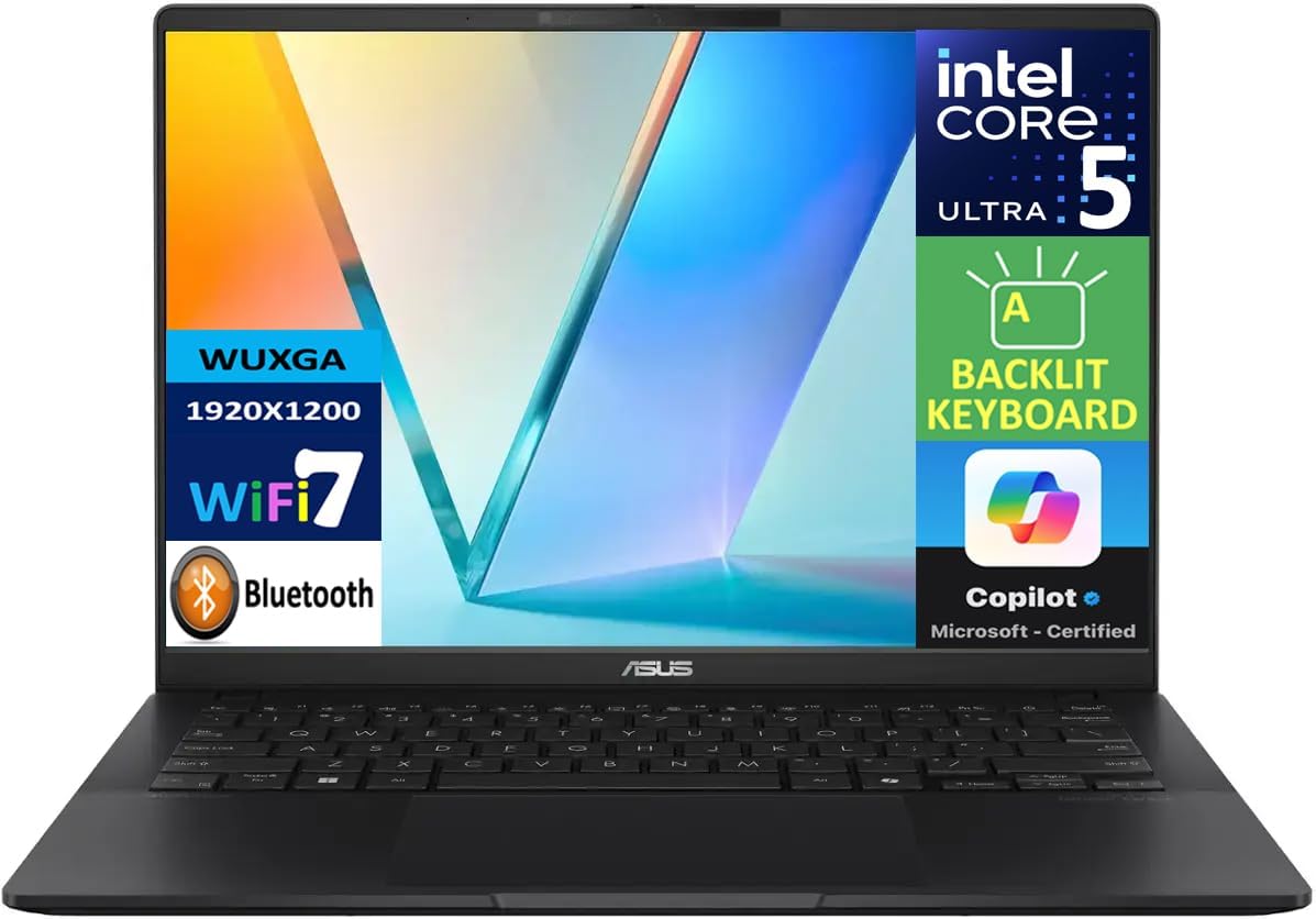 لپ تاپ 14 اینچی ایسوس VivoBook S14 Q423SA Ultra 5 226V 16GB 2TB SSD INTEL