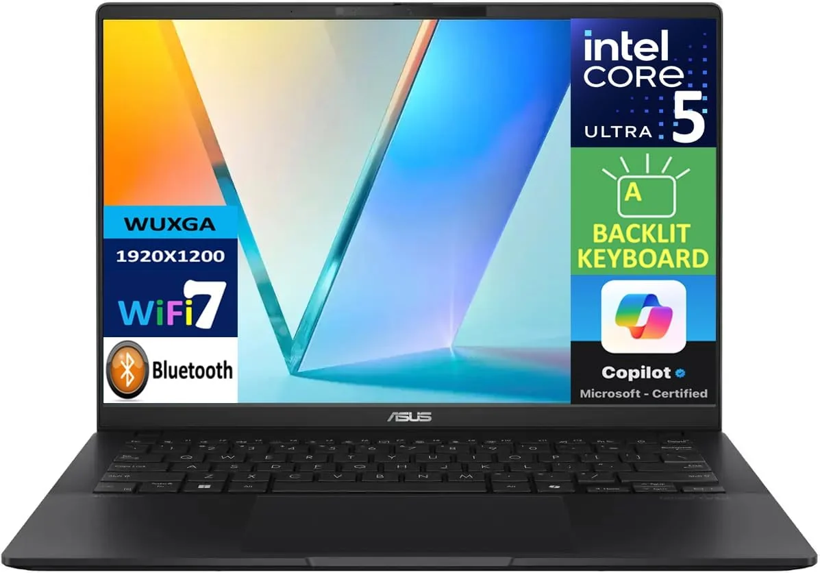 لپ تاپ 14 اینچی ایسوس VivoBook S14 Q423SA Ultra 5 226V 16GB 2TB SSD INTEL