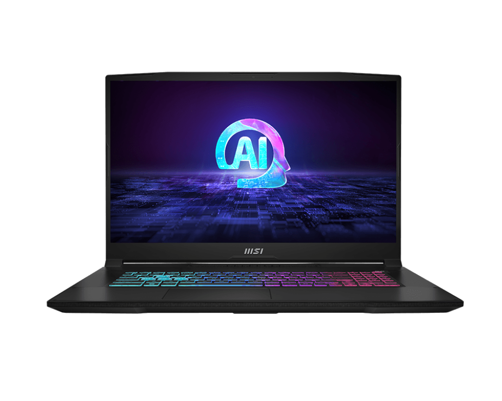 لپ تاپ 17.3 اینچی گیمینگ ام اس آی مدل Katana A17 AI B8VG Ryzen 9 8945HS 32G 2T SSD 8G RTX 4070 FHD Gaming Laptop
