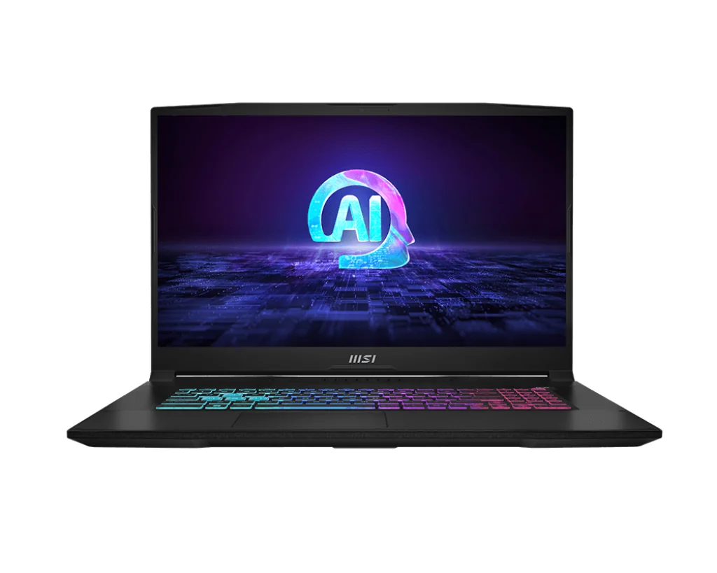 لپ تاپ 17.3 اینچی گیمینگ ام اس آی مدل  Katana A17 AI B8VG Ryzen 9 8945HS 64G 1T SSD 8G RTX 4070 FHD