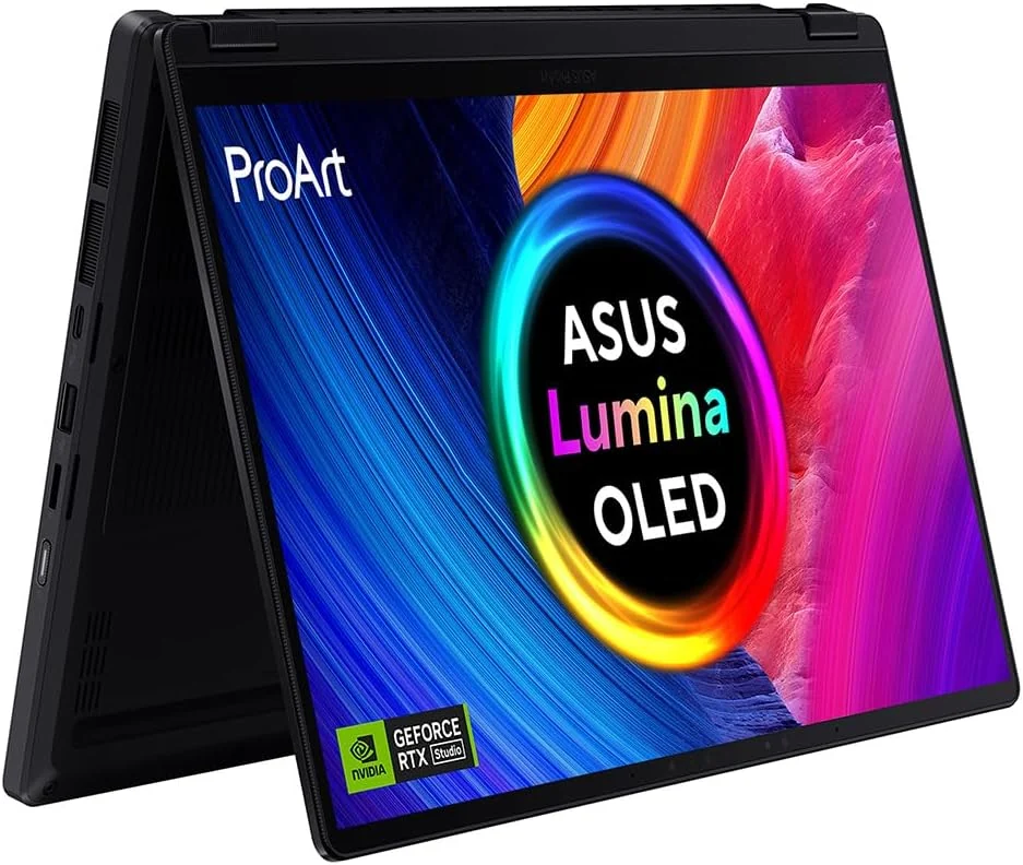 لپ تاپ 13.3 اینچی لمسی ایسوس مدل ProArt PX13 HN7306WI Ryzen AI9 HX370 32G 3T SSD 8G RTX 4070 OLED Touch laptop