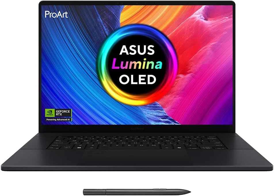 لپ تاپ 16 اینچی ایسوس مدل ProArt P16 H7606WP Ryzen AI9 HX 370 64GB 3TB SSD 8G RTX 5070