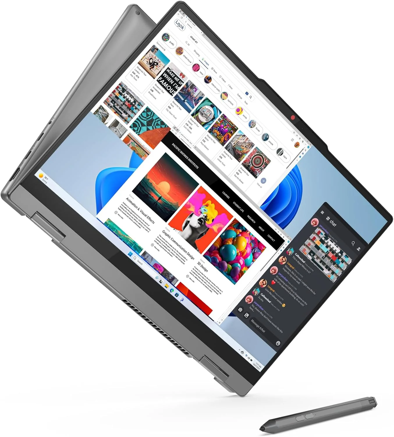 لپ تاپ لمسی لنوو 14 اینچی مدل IdeaPad 5 i5 13420H 16GB 1TB UHD