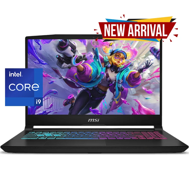 لپ‌تاپ گیمینگ ۱۵.۶ اینچی ام اس آی مدل MSI Katana 15 HX B14WFK i9 14900HX 32GB 1TB SSD RTX5070 8GB QHD
