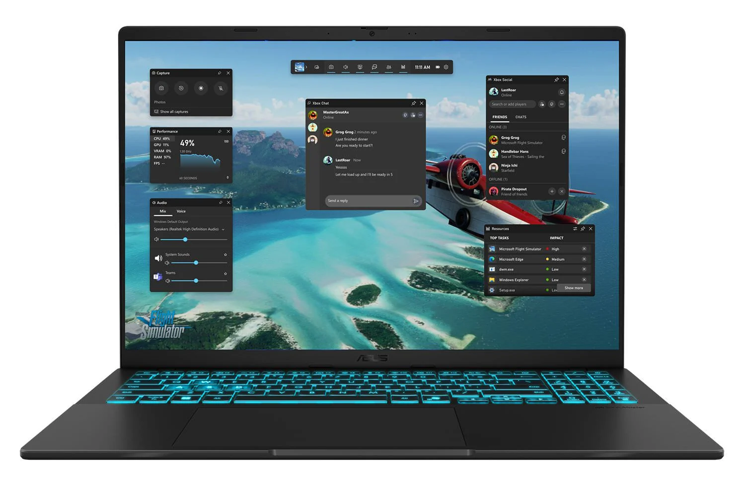 لپ تاپ ایسوس 16 اینچی مدل V16 V3607VM Core7 240H 16GB 1TB RTX5060 WUXGA 144Hz