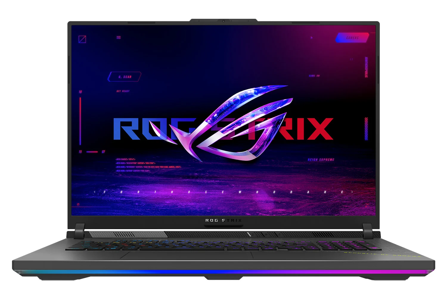 لپ تاپ گیمینگ 18 اینچی ایسوس مدل ROG Strix G814PH R9 8940HX 32GB 2TB SSD 8GB RTX5050 WUXGA 144Hz