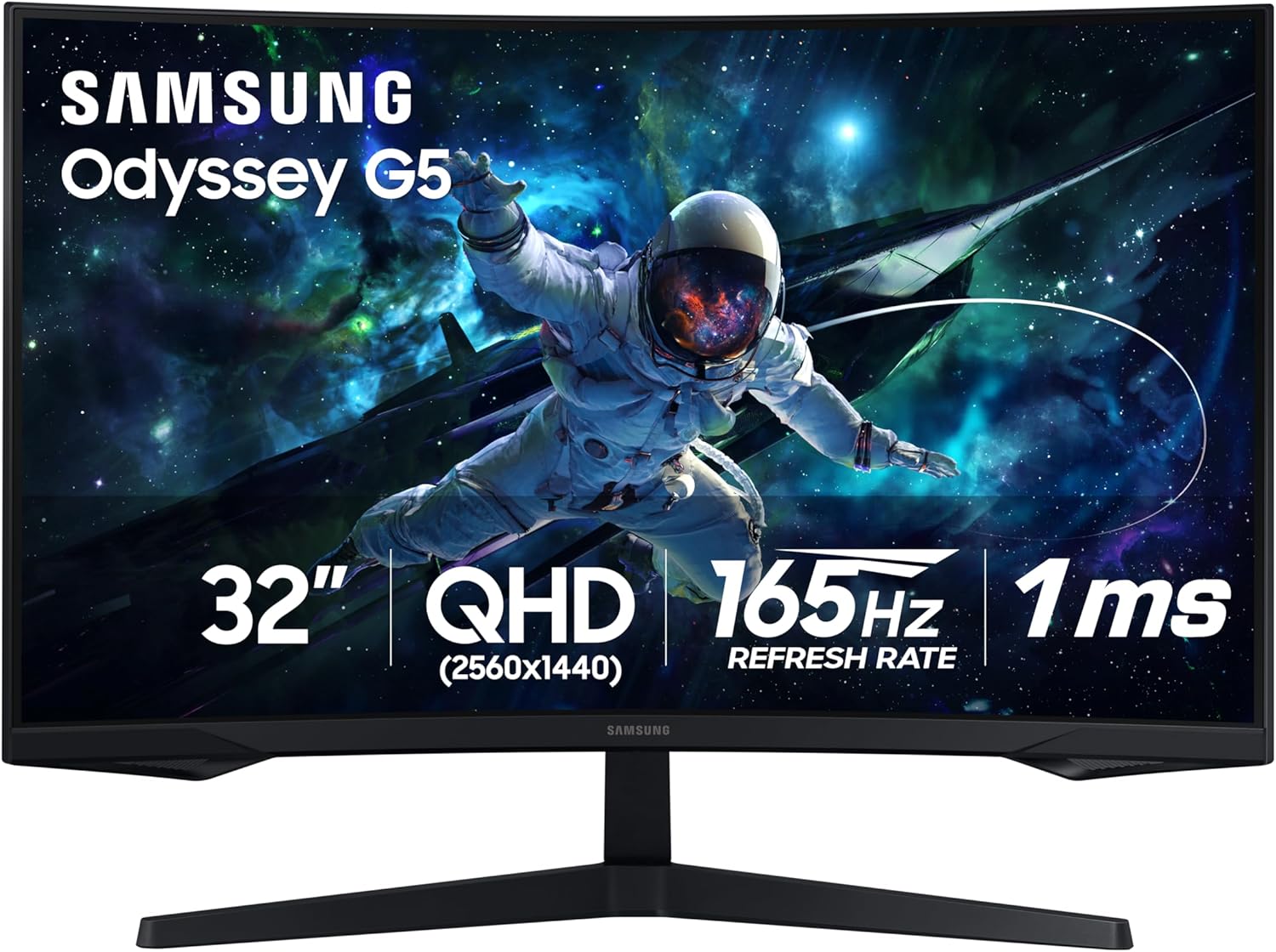 مانیتور گیمینگ 32 اینچ سامسونگ Odyssey G5 G55C مدل LS32CG552EO