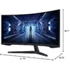 Samsung 34-Inch Odyssey G5 LC34G55TW Ultra WQHD 165Hz Curved Gaming Monitor