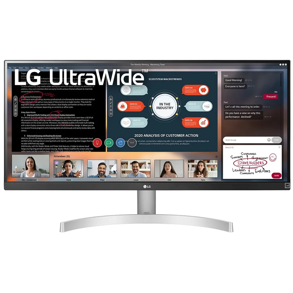 مانیتور 29 اینچ UltraWide ال جی مدل LG 29WQ600-W