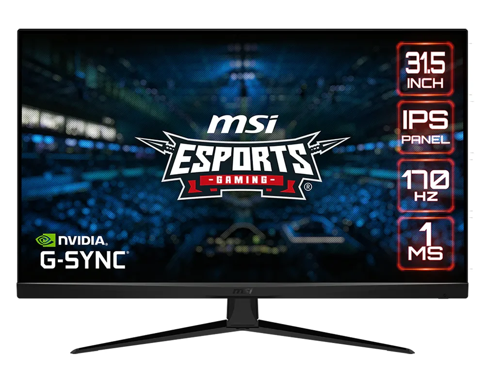 مانیتور گیمینگ 32 اینچی ام اس آی مدل MSI G321Q WQHD 170Hz Rapid IPS