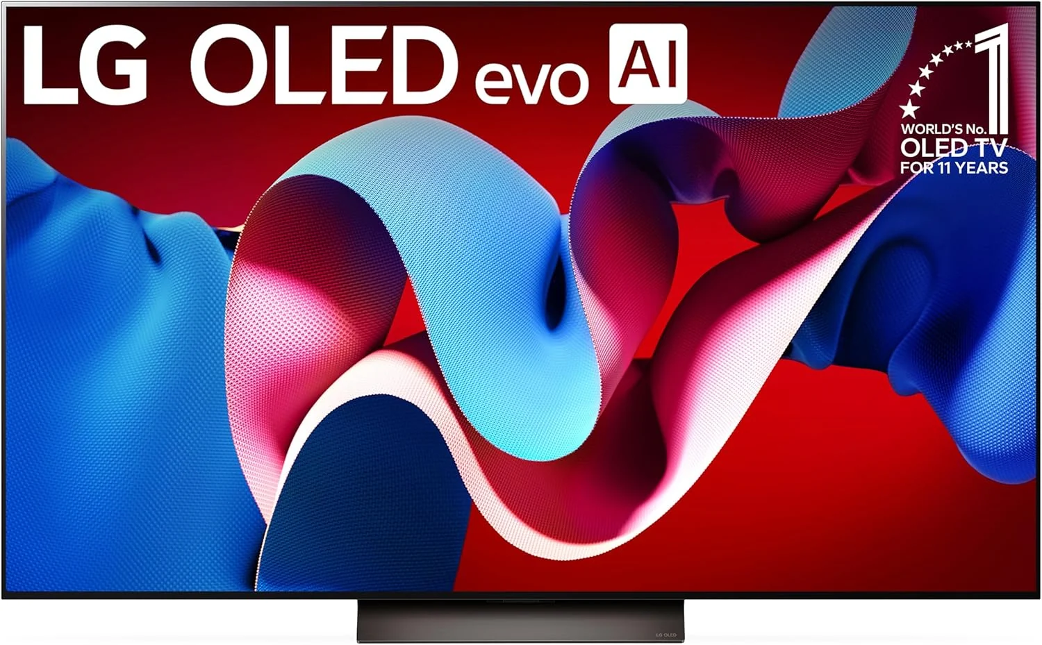 تلویزیون 65 اینچ ال جی مدل OLED65C4 | کیفیت تصویر 4K OLED، پنل EVO، نرخ نوسازی 144 هرتز