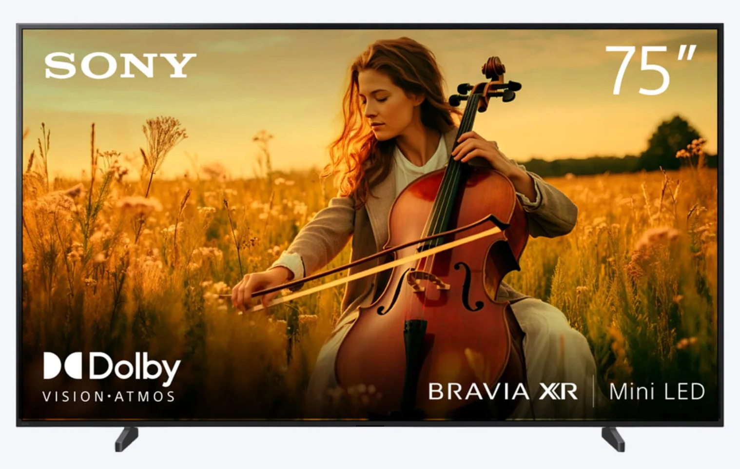 تلویزیون 75 اینچ سونی سری BRAVIA 5 مدل 75XR50 | Mini LED 4K، Google TV و 144Hz