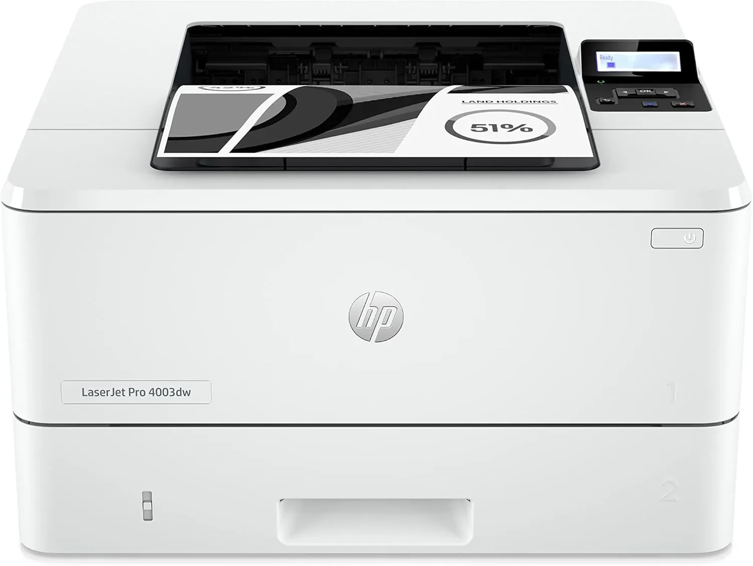 پرینتر لیزری بی‌سیم اچ پی مدل LaserJet Pro 4003dw با چاپ دورو خودکار