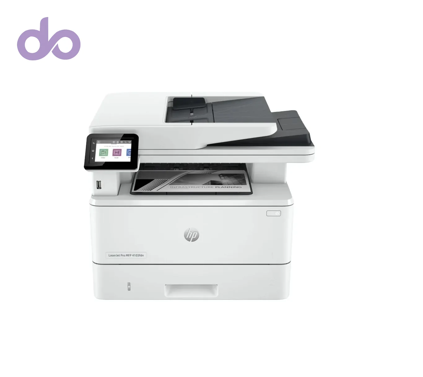 پرینتر چندکاره لیزری اچ پی مدل  LaserJet Pro MFP 4103fdn پرینت، اسکن، کپی و فکس