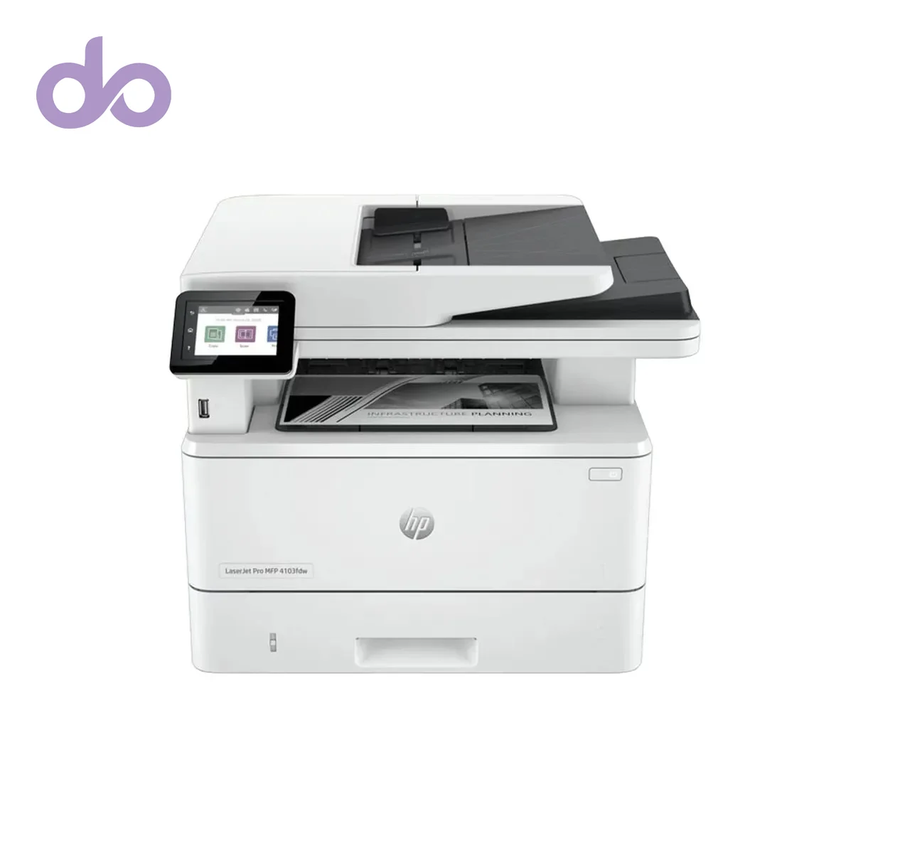 پرینتر چندکاره لیزری اچ پی  LaserJet Pro MFP 4103fdw پرینت، اسکن، کپی و فکس